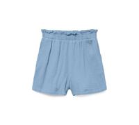 Shorts VERO MODA "VMNATALI HW SHORTS NOOS", Damen, Gr. S (36), N-Gr, blau (airy blau), Web, Obermaterial: 100% Baumwolle, unifarben, casual, relaxed fit kurz, Hosen (35719809-S) airy blau