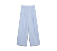 Vero Moda - VMNILLE HW WIDE PANT Brunnera Blue - Gr. - 36/30