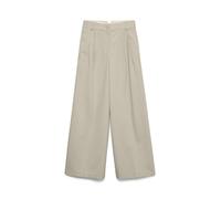 VERO MODA - VMNILLE HW WIDE PANT Oatmeal - Gr. - 44/32