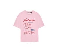 VERO MODA - VMNINNA MIA SS TOP BOX JRS Pink-A-Boo - Gr. - S