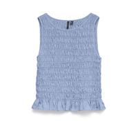 VERO MODA - VMNORI SMOCK SL TOP WVN Brunnera Blue - Gr. - S