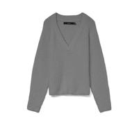 VERO MODA Vmnovah Rib Ls V-Neck Pullover Noos