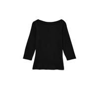 VERO MODA Damen Stretch T-Shirt 3/4 Arm Basic U-Boot-Ausschnitt Top Oberteil Regular Fit Langarm VMPANDA
