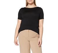 Vero Moda Shirt Panda mit U-Boot-Ausschnitt in Schwarz XL Regular Fit