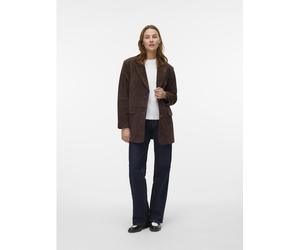 VERO MODA - VMPERNILLE LS SUEDE BLAZER JACKET chocolate torte - Gr. - XL