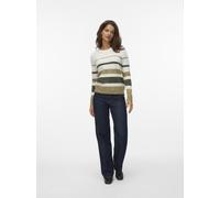 VERO MODA - VMPLAZA LS BLOCK PULLOVER GA BOO birch - Gr. - XS