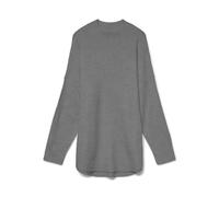 VERO MODA Damen VMPLAZA LS HIGHNCK Long Pullover GA NOOS Strickpullover, Medium Grey Melange, M