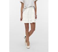 VERO MODA - VMPRETTY SHORT SKIRT WVN NOOS snow white - Gr. - XL