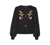 VERO MODA Vmrudolf Ls O-Neck Pullover Xmas LCS