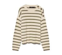 Vero Moda VMSABA LS O-NECK BUTTON PULLOVER GA, XS