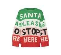 VERO MODA - VMSANTATEXT LS O-NECK PULLOVER XMAS jelly bean - Gr. - L