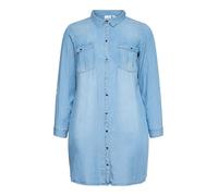 Vero Moda Curve Sila Mix Long Sleeve Dress Blau 46 Frau (Herstellerartikelnummer: 10285017-LightBlueDenim-46)