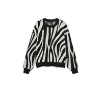 VERO MODA - VMSILJEANIMAL LS O-NCK PULLOVER GA NOOS birch - Gr. - XS