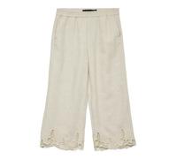 VERO MODA - VMSOFFIE MW EMBROIDERY CULOTTE PANTS Birch - Gr. - 44