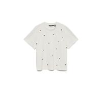 VERO MODA - VMSOLA METTE SS TOP BOX JRS Snow White - Gr. - S
