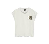 VERO MODA - VMSTINA AVA SS TOP BOX JRS GA Snow White - Gr. - XS