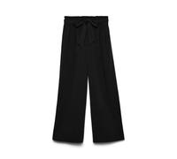 Paperbag-Hose VERO MODA "VMSYDNEY HW PAPERBAG ANKLE PANT NOOS", Damen, Gr. M, Länge 32, schwarz, Web, Obermaterial: 53% Viskose, 35% Polyester, 12% Nylon, unifarben, knöchelfrei, Hosen Paperbag-Hose,