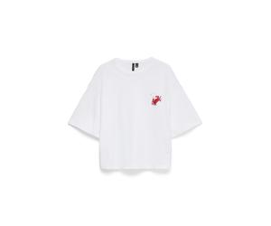 VERO MODA - VMTAMMIE THILDE SS TEE JRS EXP Snow White - Gr. - M