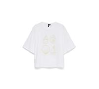 VERO MODA - VMTAMMIE THILDE SS TEE JRS EXP Snow White - Gr. - S