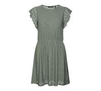 Vero Moda Minikleid VMTASSA SL FRILL SHORT DRESS JRS NOOS ärmellos Spitze Rundhals Damen XL
