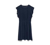 VERO MODA Tailliertes Sommerkleid mit Lochstickmuster Modell 'TASSA' in Dunkelblau, Größe L