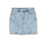 VERO MODA - VMTESSA HR SHORT EMB SKIRT RA339 light blue denim - Gr. - S
