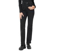 VERO MODA Damen VMTESSA HR Straight LI134 GA NOOS Gerade Jeans, Black Denim, 27 W/32 L
