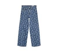 VERO MODA - VMTESSA HR WIDE FLOWER DENIM JEANS RA380 Medium Blue Denim - Gr. - 29/30