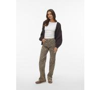 VERO MODA - VMTESSA HR WIDE STRETCH AOP JEANS NOOS silver mink - Gr. - 27/32