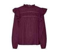 VERO MODA Vmtrine Ls Lace Top WVN Ga Noos