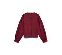 VERO MODA - VMUMA LS O-NECK ZIP BOMBER JRS Biking Red - Gr. - XS