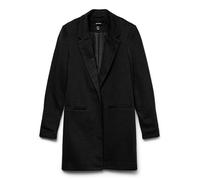 VERO MODA Damen Kurzmantel VMVerina Long Blazer Lange Damenjacke Coatigan 10258618 Black 34