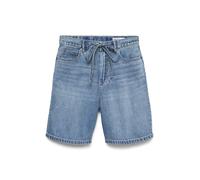 Vero Moda Relaxed Fit Jeansshorts aus Baumwoll-Lyocell-Mix Modell 'VILLA' in Jeansblau, Größe M