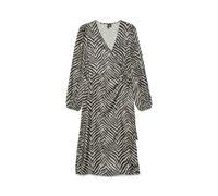 VERO MODA - VMVINA SONYA LS CALF WRAP DRESS WVN GA black - Gr. - S