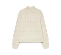 VERO MODA - VMVIRGO LS HIGHNECK PULLOVER BF birch - Gr. - XL