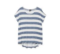 Vero Moda WIDE STRIPE M China Blue SNOW WHITE 10190017 (682810) Mehrfarbig M