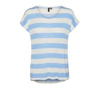 Vero Moda Damen Top Vmwide Stripe SL JRS Noos gestreift Jersey Größe S