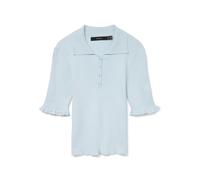VERO MODA - VMWONDER 2/4 POLO PULLOVER ice water - Gr. - L