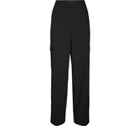 VERO MODA Damen VMZELDA HR Straight Cargo Pant NOOS Cargohose, Black, 34/30