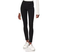 Vero Moda VMTANYA MR S PIPING JEANS VI120 M - L 32 Black (10222154) Schwarz M - L 32