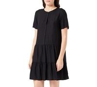 Vero Moda Women's VMBUMPY SS Short Dress WVN NOOS Kleid, Black, M