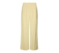 Vero Moda Women's VMCARMEN HR Wide Pull-ON Pant NOOS Hose, Lemon Meringue, XL/30