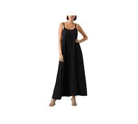 Vero Moda Women's VMHARPER SL Strap Maxi Dress Kleid, Black, M