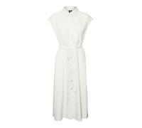 Vero Moda Women's VMMYMILO SL Calf Shirt Dress WVN GA Kleid, Snow White, XS