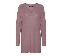VERO MODA Women's VMNEWLEXSUN LS Long V-Neck NOOS Pullover, Nostalgia Rose, XLW / 34L