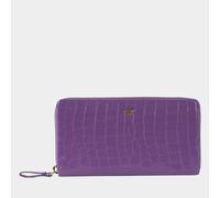 VERONA Limited Reißverschluss Geldbörse 18 Kartenfächer violett Damen - Leder