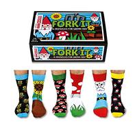 Verrückte Socken Oddsocks Fork It für Männer im 6er Set - UK 6-11/39-46 EU