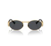 Versace 0VE2264 100287 Metall Rund Oval Goldfarben/Goldfarben Sonnenbrille, Sunglasses