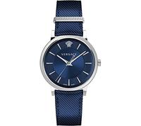 Versace Analoge Quarzuhr für Damen und Herren aus Leder - VE5A00120