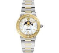 Versace Armbanduhr Greca Logo Moonphase Diamond VE7G00524 Silber-Gold